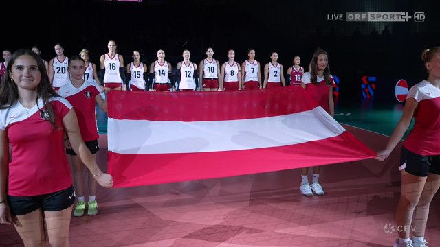 Volleyball Damen EM 2026: Ukraine - Österreich aus Brünn