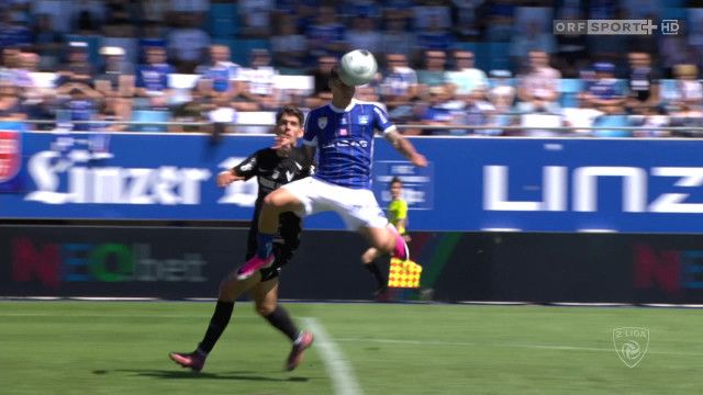 Fußball 2. Liga: Blau-Weiß Linz - Voitsberg, Highlights