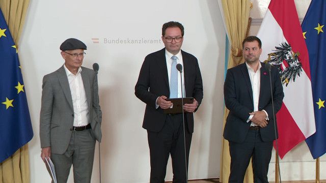 Pressekonferenz zur Präsentation des Dürre-Hilfspakets