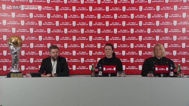 Pressekonferenz Fußball: Frauen ÖFB Cup Finale aus Wien