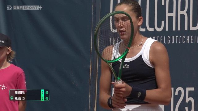 Tennis: WTA 125 Kitzbühel 2026 Tag 5 - Viertelfinale, Highlights