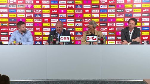 Fußball: ÖFB-Pressekonferenz Fußball: ÖFB-Pressekonferenz Folge 41: Pressekonferenz Fußball: ÖFB Präsentation Frauen Teamchef