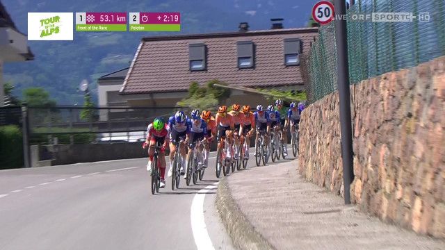 Radsport Tour of the Alps 2026: 5. Etappe: Trento - Bozen