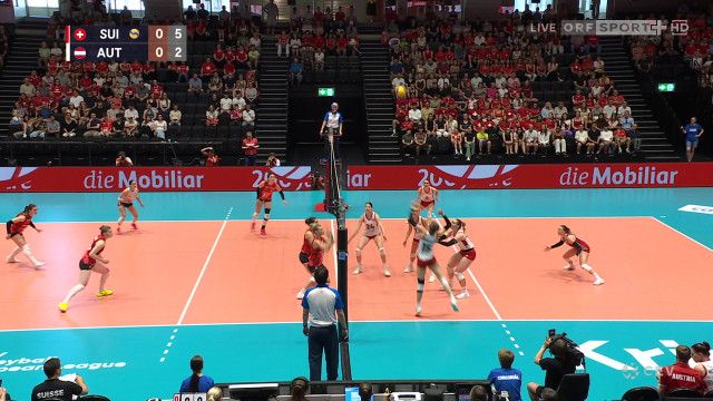 Volleyball EM-Qualifikation Damen 2028: Schweiz - Österreich aus Kriens