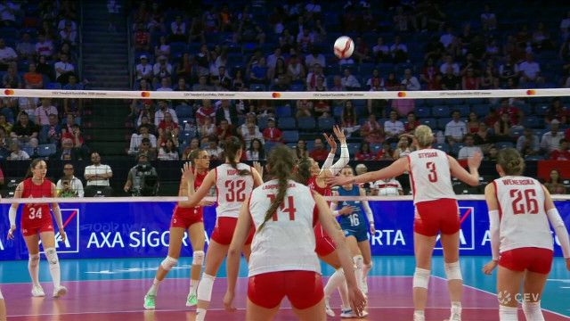 Volleyball-EM 2026 Damen: Spiel um Platz 3 aus Istanbul (in voller Länge)