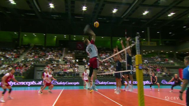 Volleyball EM-Qualifikation Herren: Finnland - Österreich (in voller Länge)