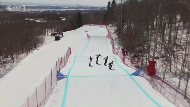 Snowboard Weltcup Snowboardcross Mount St. Anne