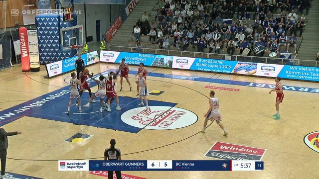 Basketball Herren Superliga: Gunners Oberwart - BC Vienna aus Oberwart