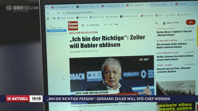 ORF III AKTUELL am Abend vom 25.09.2026