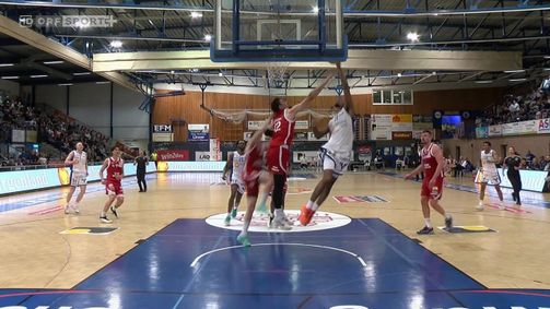 Basketball: Superliga Herren Basketball: Superliga Herren Folge 85: Basketball Superliga: Semifinale 3 Gunners Oberwart - BC Vienna, Highlights aus Oberwart
