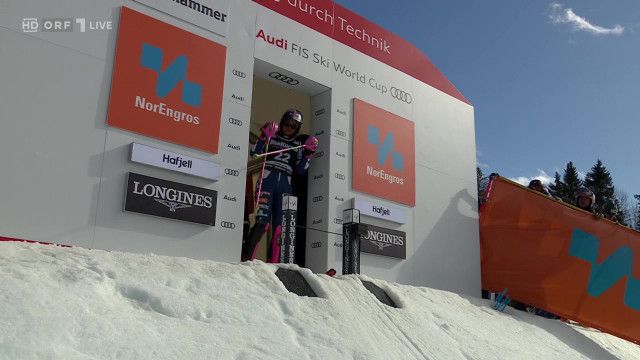 Skiweltcup Finale: Slalom der Damen Lillehammer, 2. Durchgang