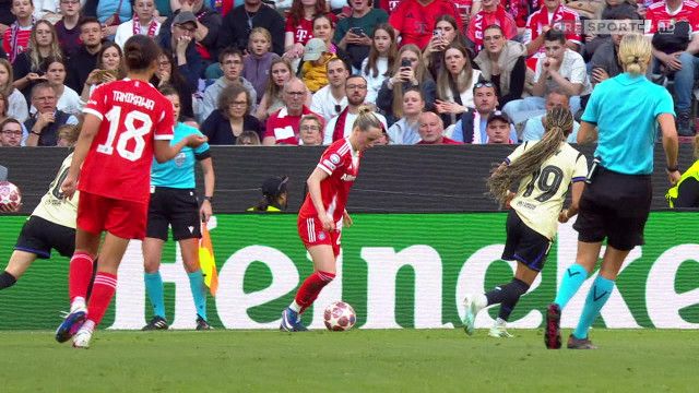 Fußball Frauen Champions League Semifinale: FC Bayern - FC Barcelona, Highlights