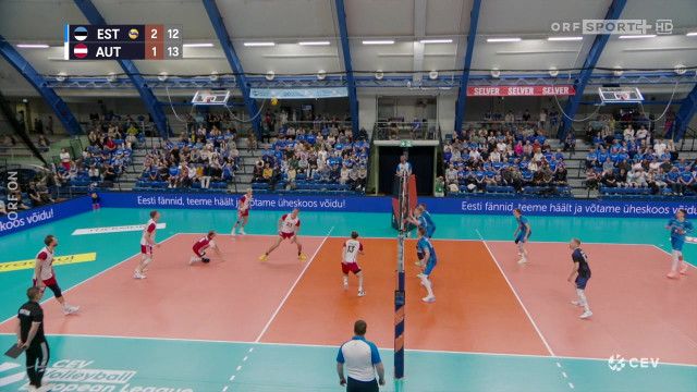 Volleyball EM-Qualifikation Herren 2028: Estland - Österreich, Highlights aus Tallinn