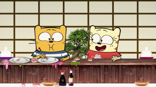 Die Ollie & Moon Show: Stäbchen-Jagd in Japan