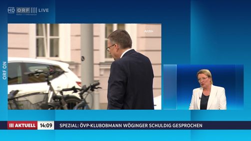 ORF III Aktuell Spezial ORF III Aktuell Spezial Folge 512: ORF III AKTUELL Spezial: Gerichtsurteil im Wöginger-Prozess