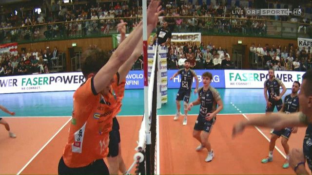 Volleyball Herren Internationales Turnier Kleines Finale: Hartberg - Ljubljana