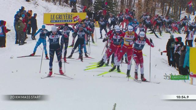 Langlauf-Weltcup: 20km Massenstart Freistil Herren aus Lake Placid (in voller Länge)