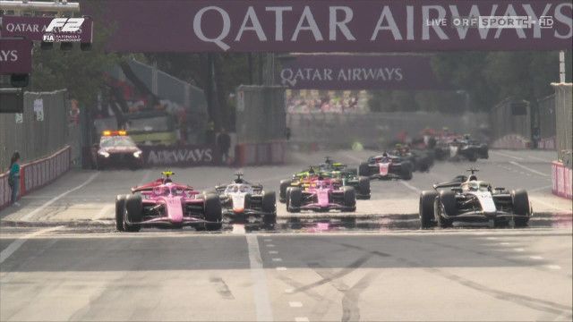 Formel 2 - 12. Station: Baku - 1. Feature Race
