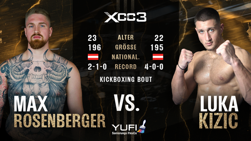 XCC - Xtreme Combat Championship XCC3 Folge 14: K1 - Kizic vs. Rosenberger