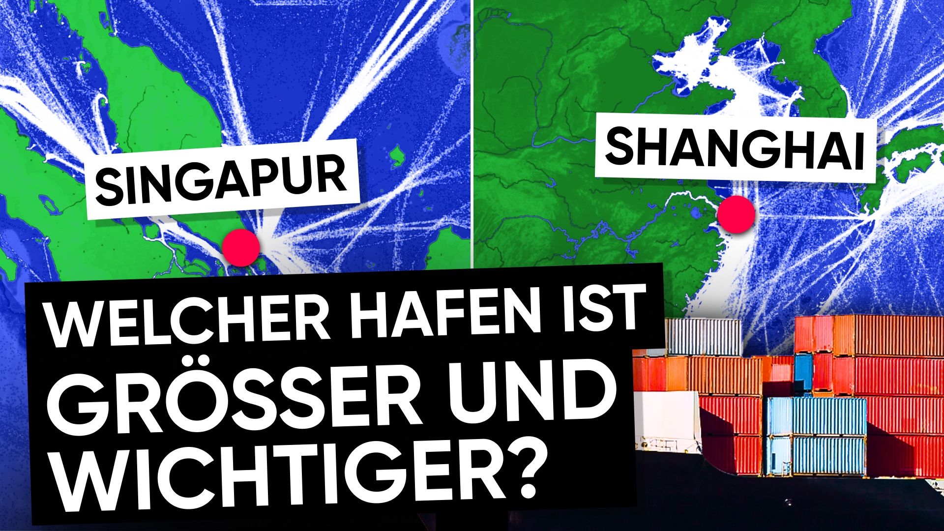 Mega-Häfen: Wie Singapur und Shanghai den Welthandel kontrollieren
