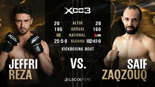 XCC - Xtreme Combat Championship XCC3 Folge 19: K1 - Zaqzouq vs. Reza