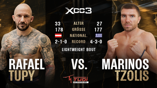 XCC - Xtreme Combat Championship XCC3 Folge 13: MMA - Tzolis vs. Tupy