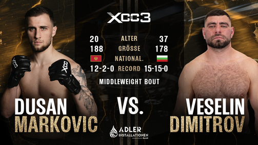 XCC - Xtreme Combat Championship XCC3 Folge 15: MMA - Dimitrov vs. Markovic