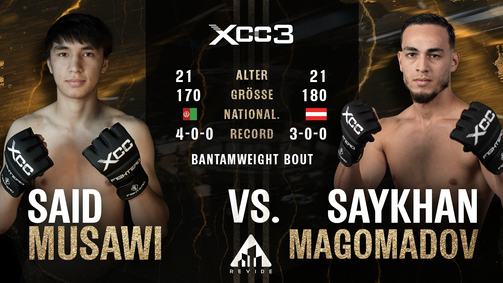 XCC - Xtreme Combat Championship XCC3 Folge 9: MMA - Magomadov vs. Musawi