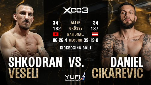 XCC - Xtreme Combat Championship XCC3 Folge 23: K1 - Veseli vs. Cikarevic