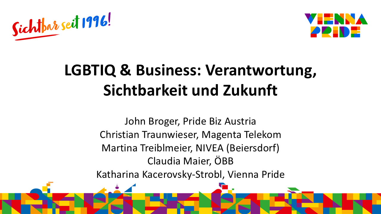 LGBTIQ & Business: Verantwortung, Sichtbarkeit und Zukunft