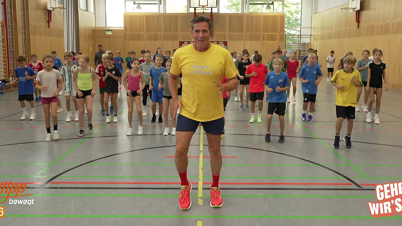 Philipp bringt Bewegung direkt in die Schule