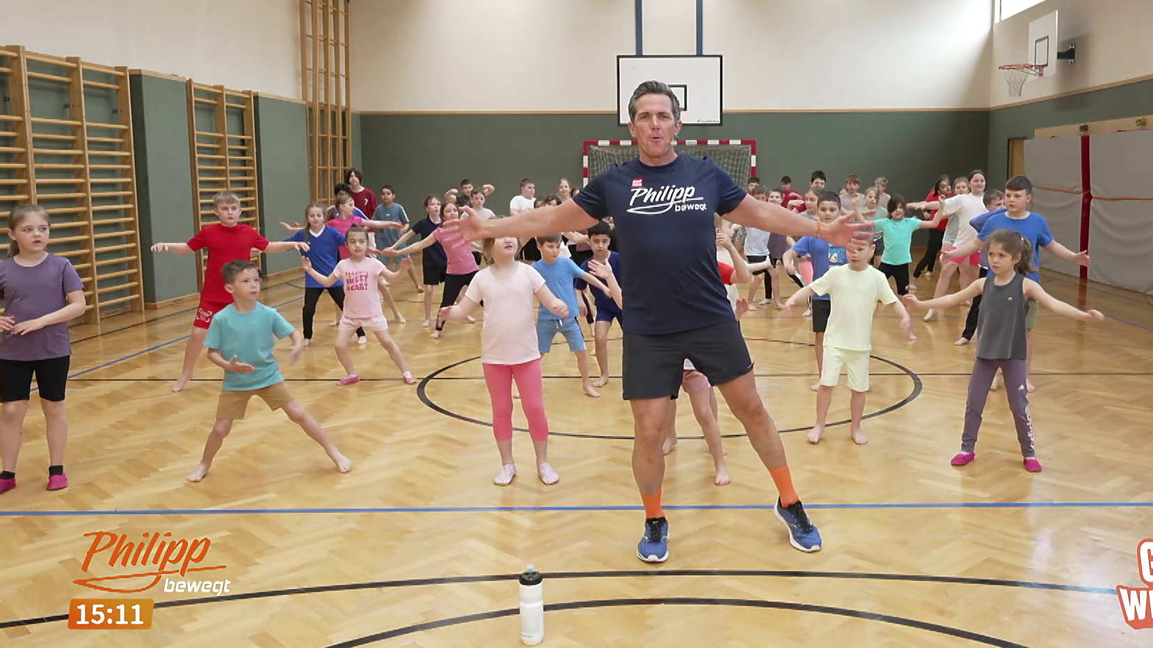 Philipp sorgt für extra Bewegung im Schulalltag am Mittwoch