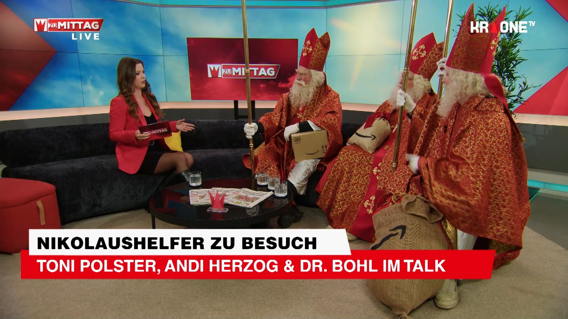 Promi-Helfer vom Nikolaus und Beamter in U-Haft