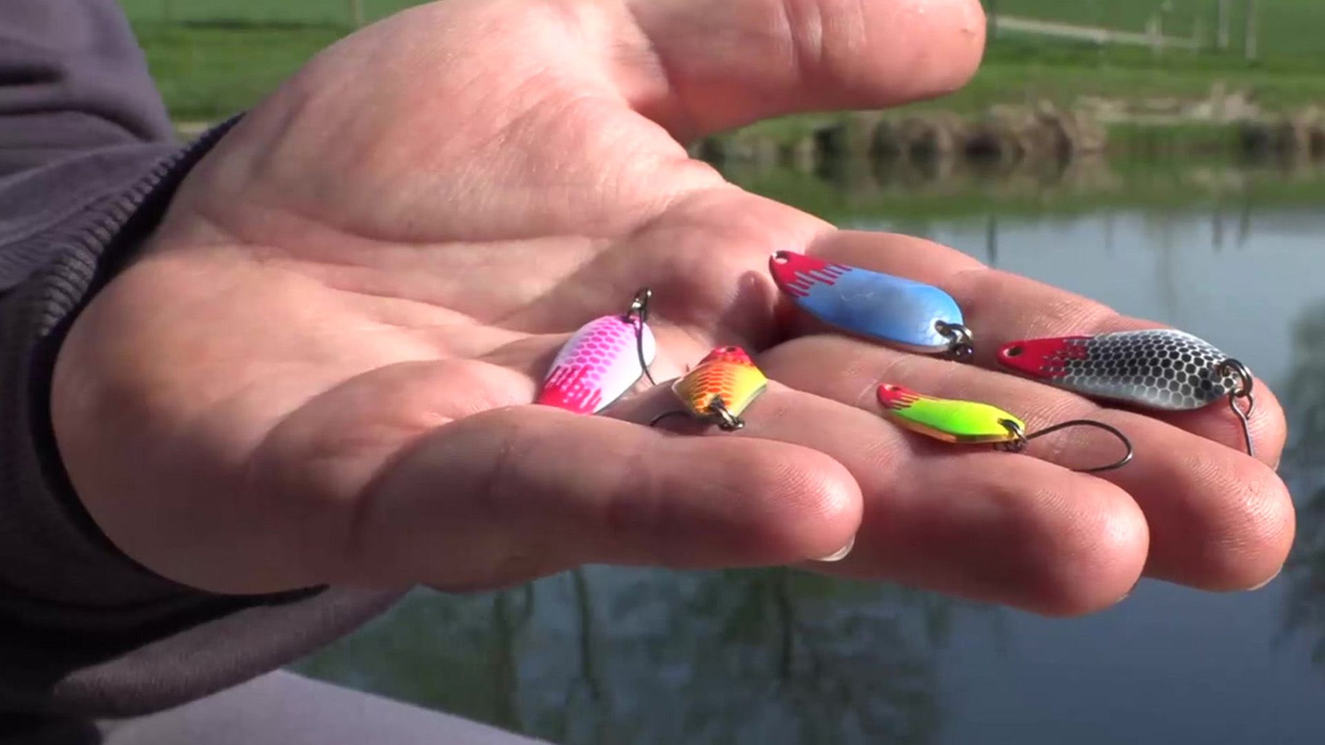 Angeln am Forellensee mit Spoons