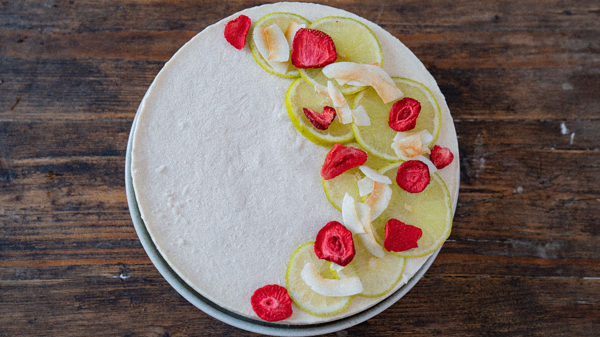 Bananen Limetten Cheesecake