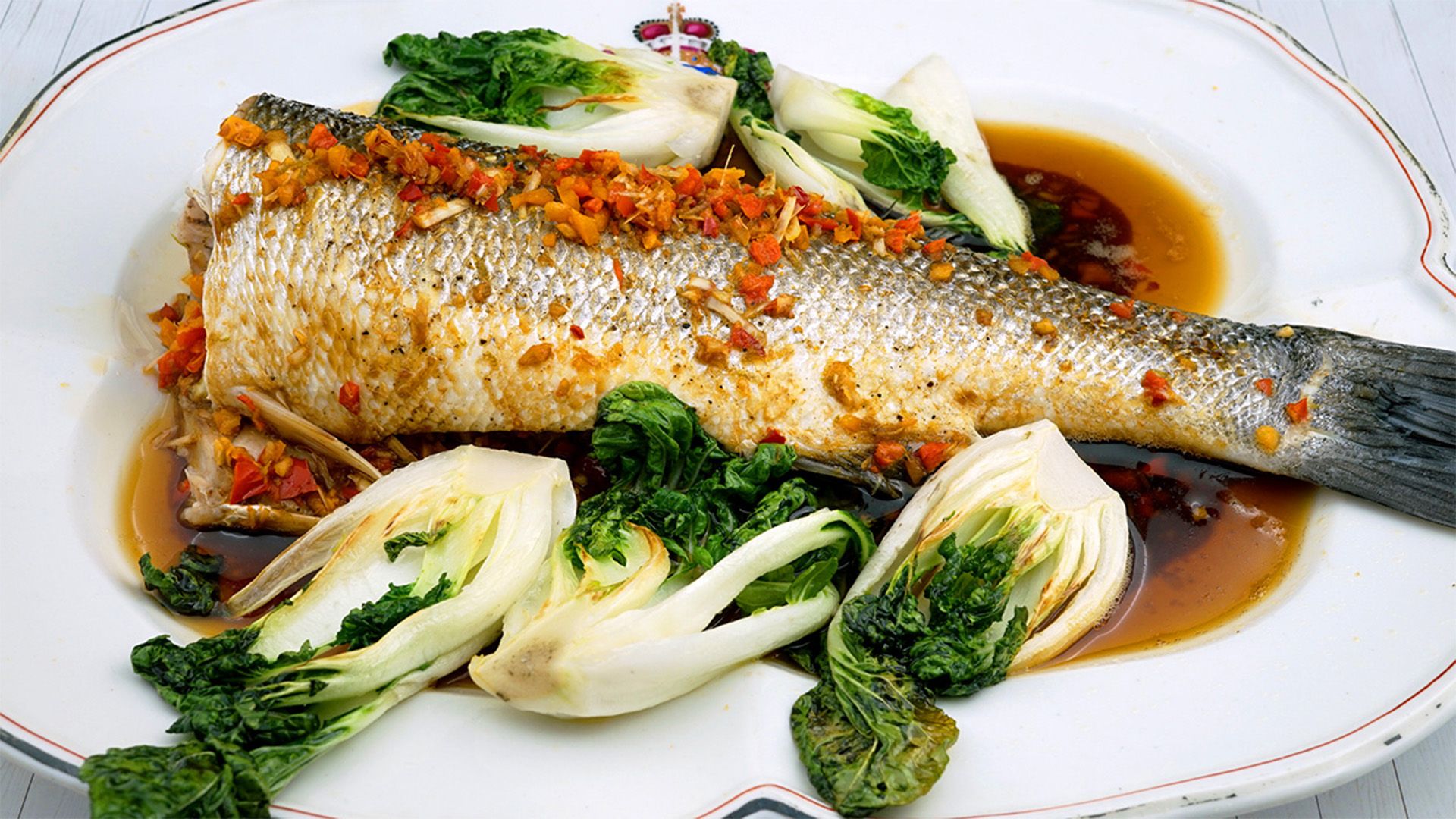Sesam-Branzino