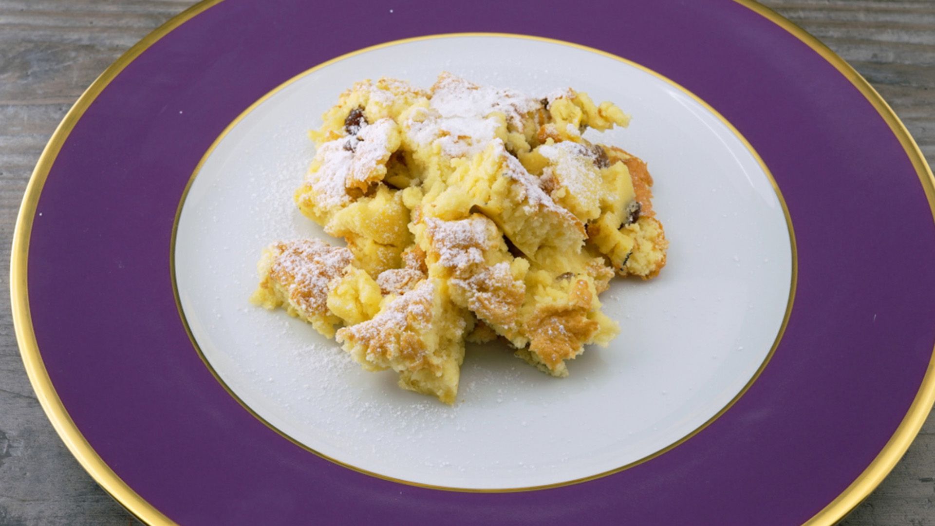 Kaiserschmarren mit Apfelmus ohne Zucker