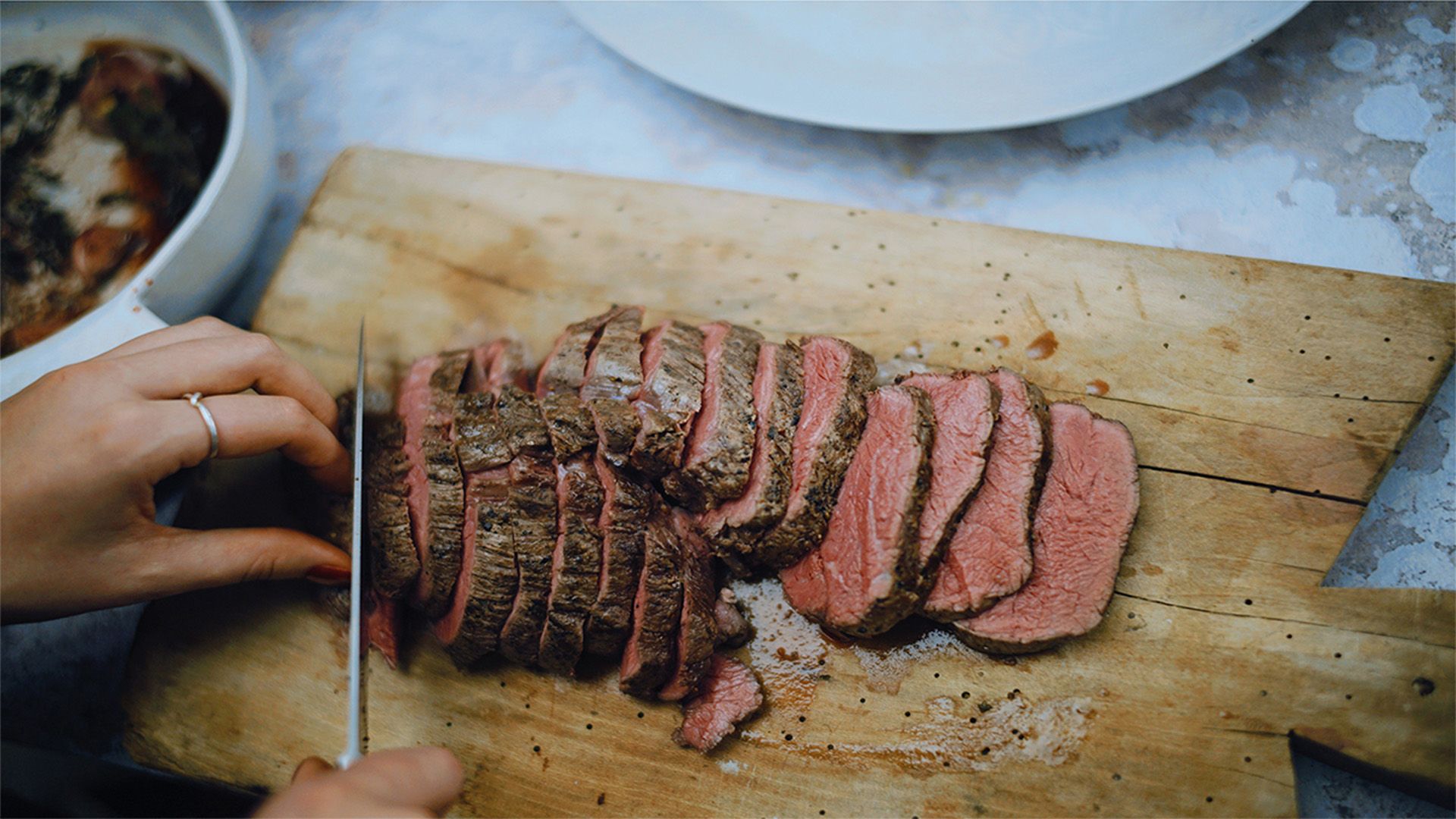 Rinderfilet am Stück braten