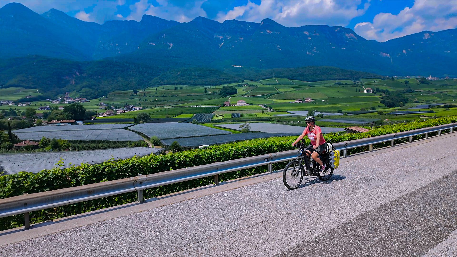 Von Eppan über Montiggl und den Kalterer See nach Trento