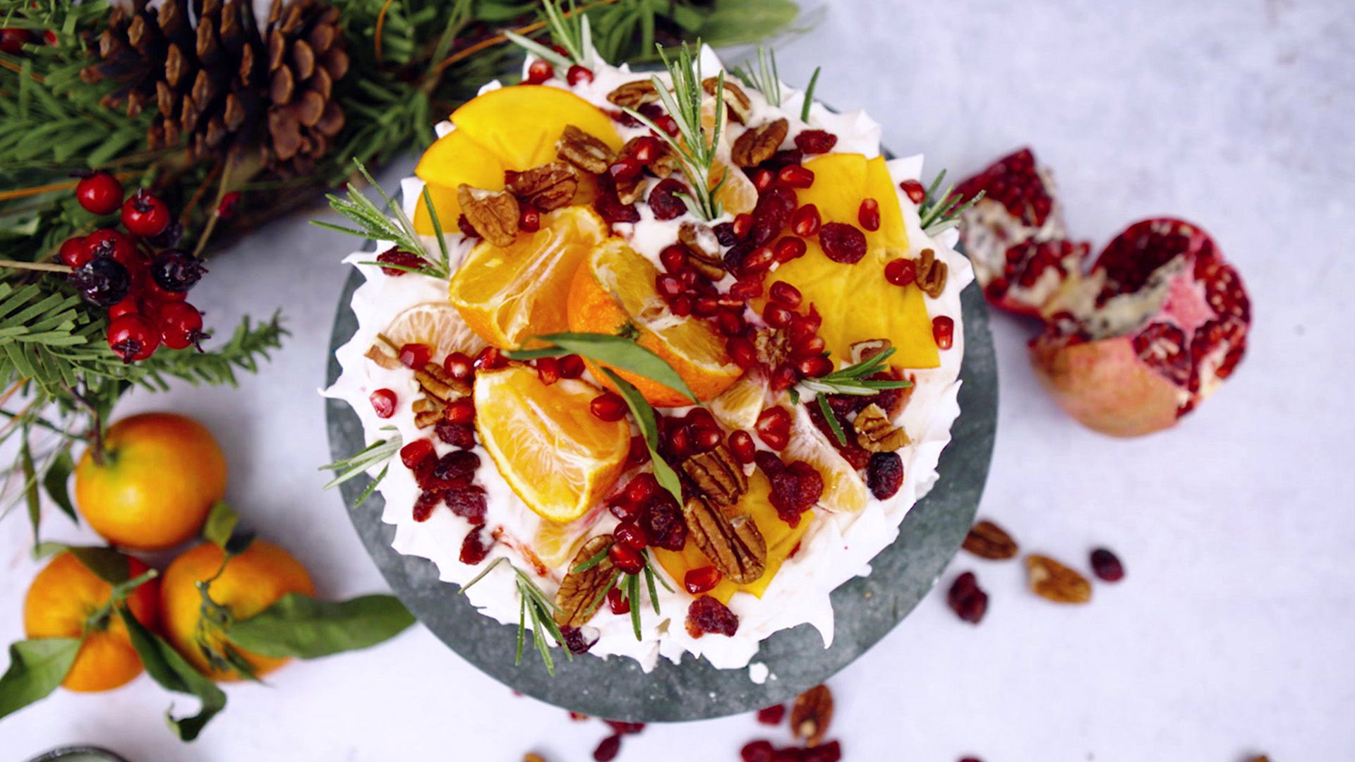 Weihnachtliche Pavlova