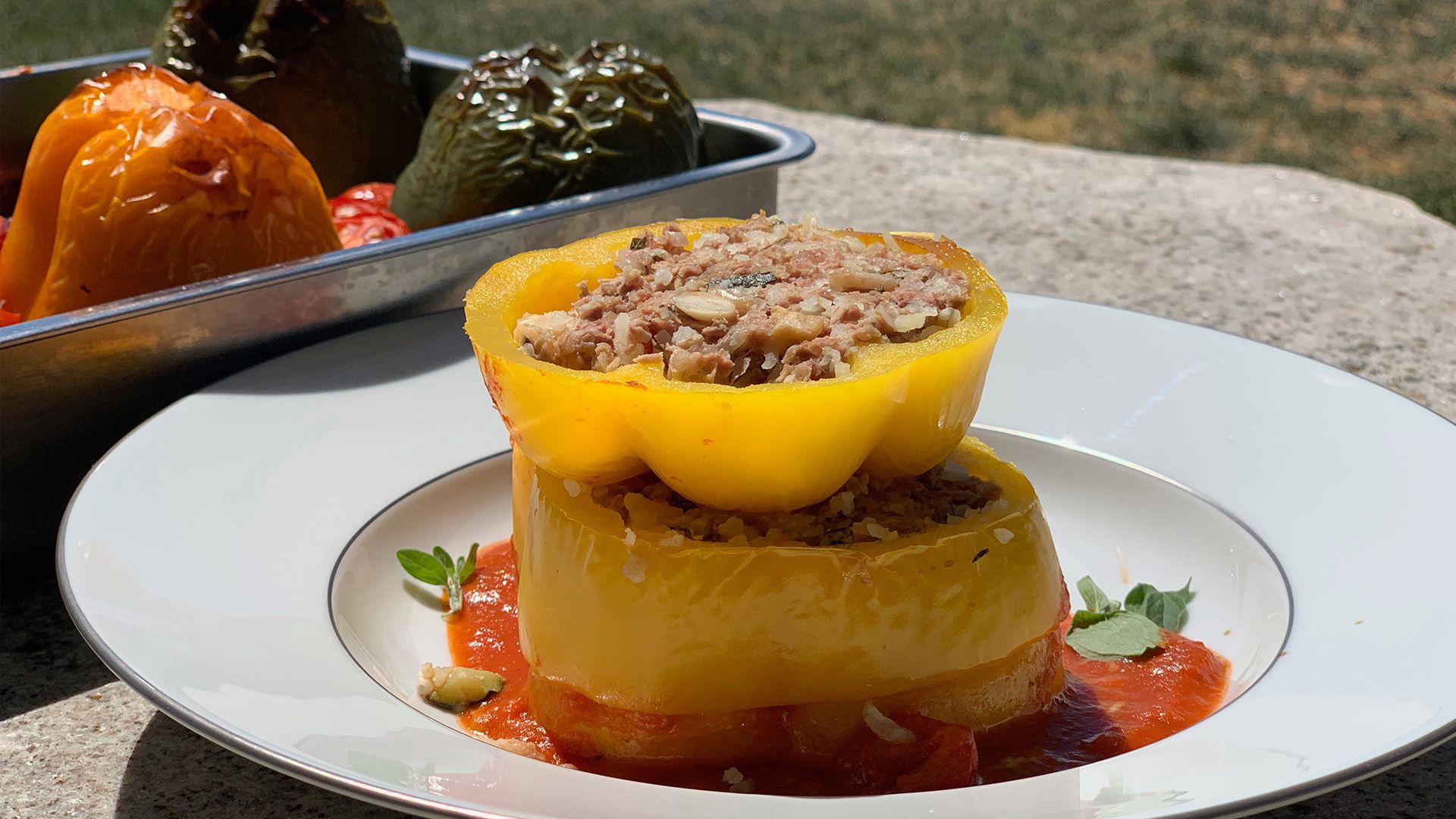 Gefüllte Paprika