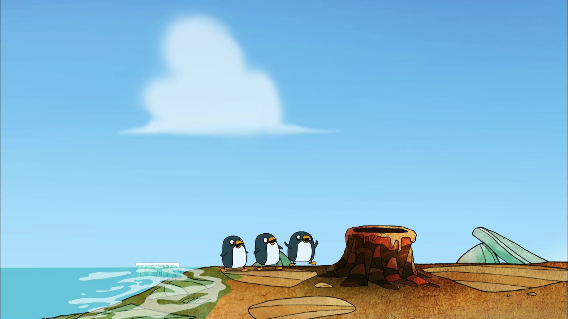 Die Ankunft der Pinguine