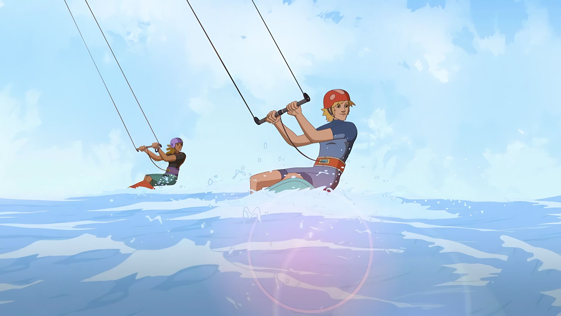 Duell der Kite-Surfer