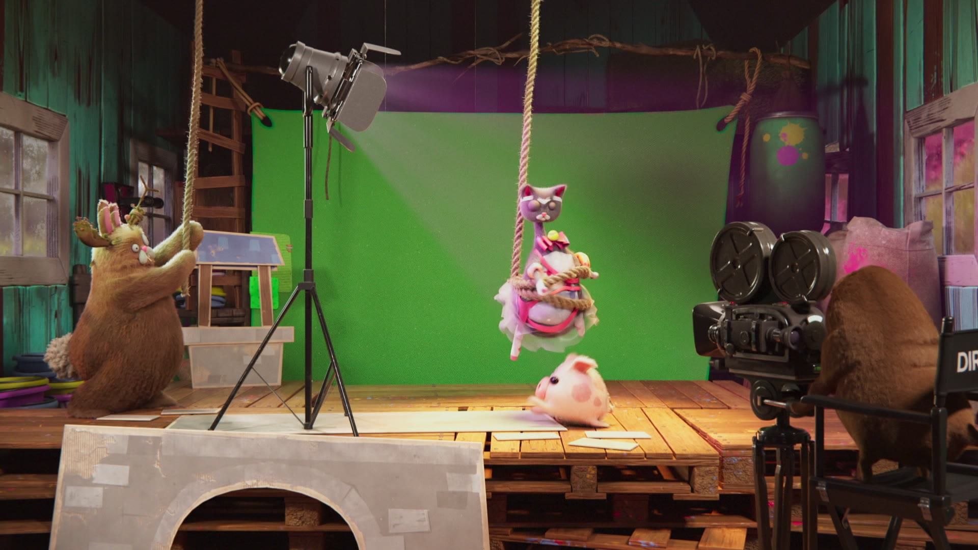 Noodle dreht einen Film