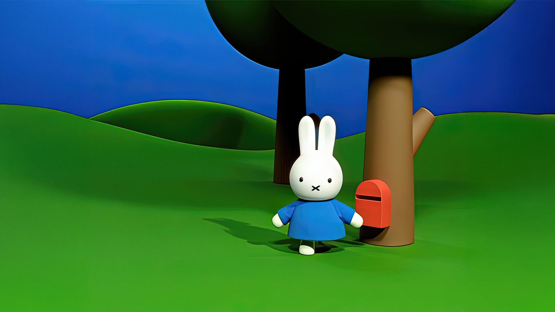 Miffy bekommt eine Postkarte