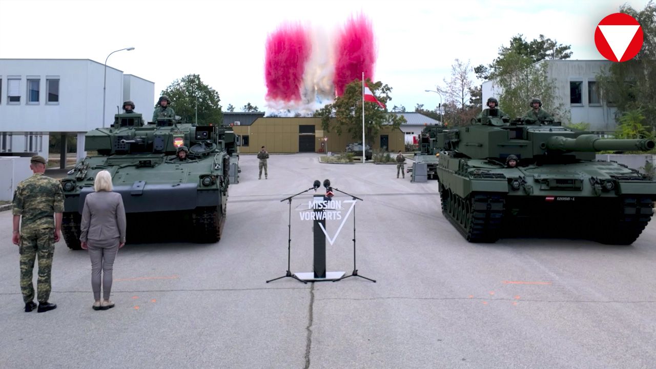 Modernisierte Panzer für das Bundesheer