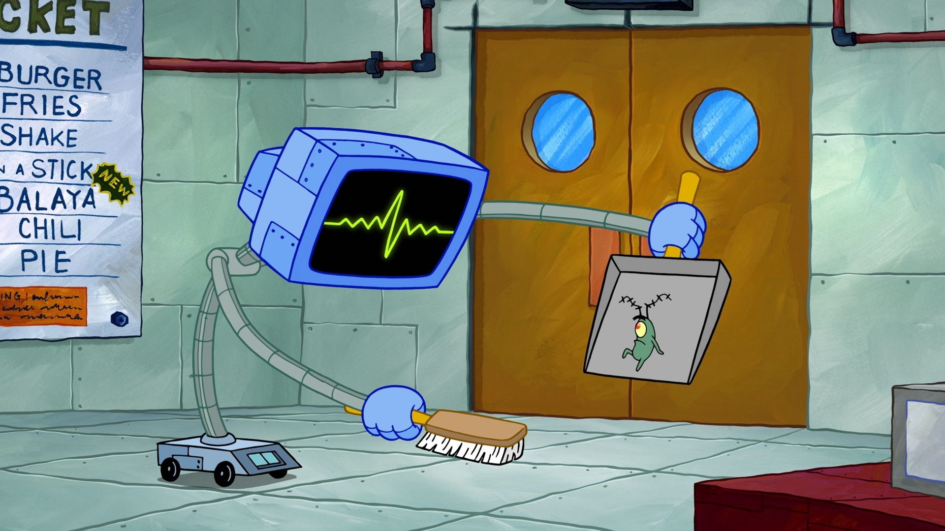 Plankton lernt Karate / Harte Schale, weicher Kern