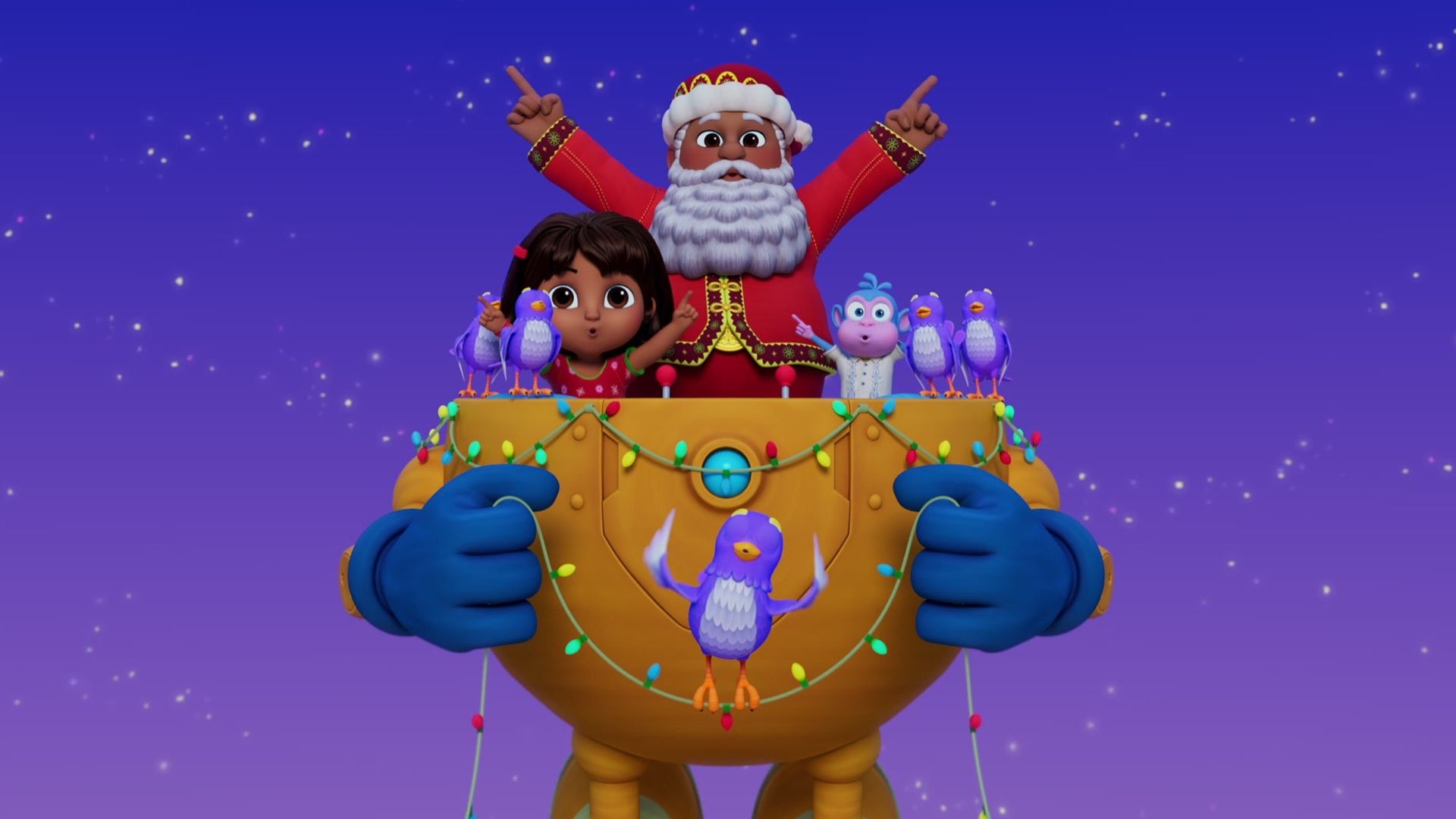 Dora rettet Weihnachten / Die Rückkehr zum Verschneiten Berg