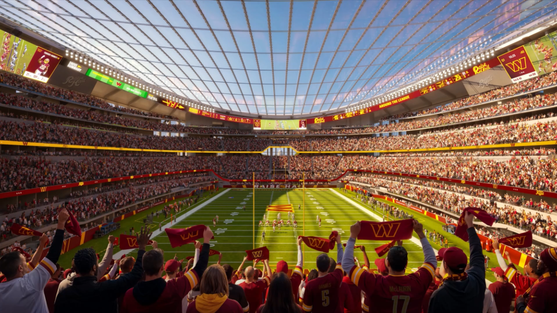 NFL: So krass wird das neue Commanders-Stadion
