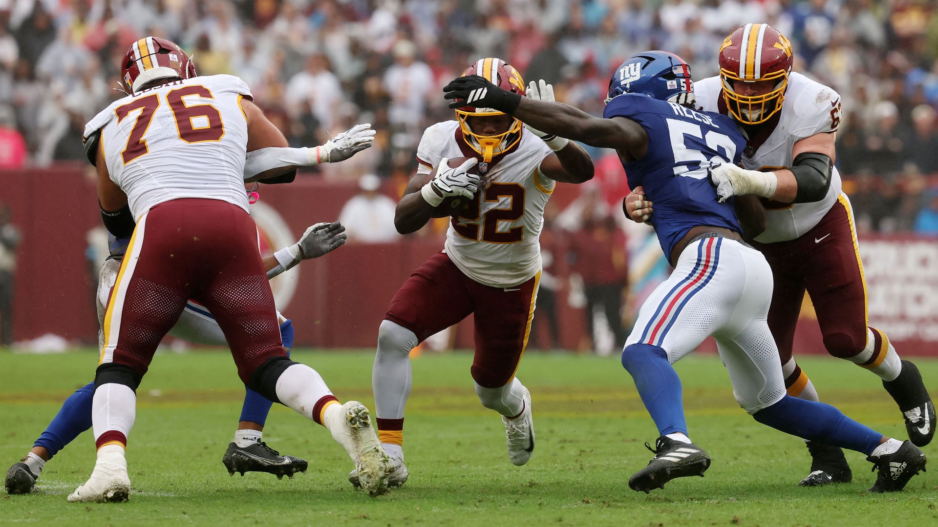 NFL-Highlights: Giants at Commanders